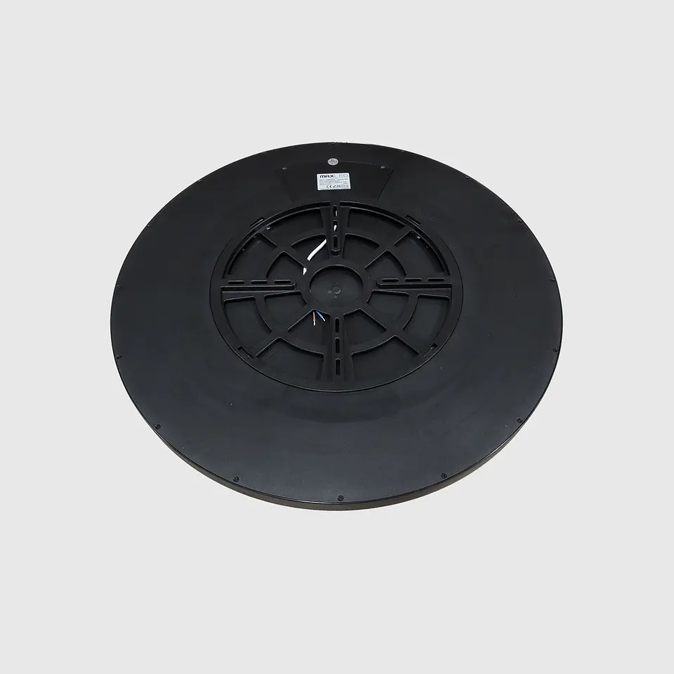 PLAFON LED REDONDO SUPER SLIM PRETO 36W 3CCT 3
