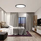 PLAFON LED REDONDO SUPER SLIM PRETO 36W 3CCT - Thumbnail 5
