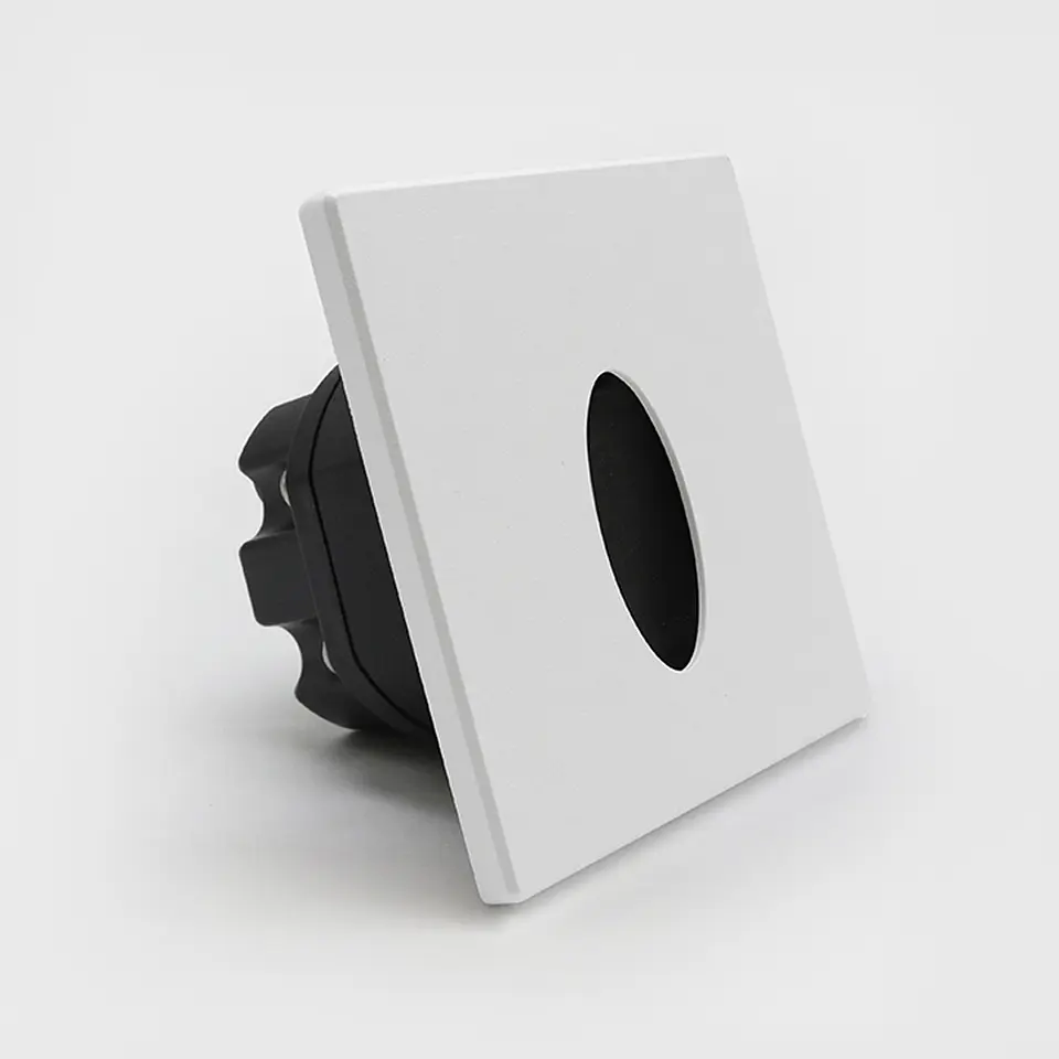 ESPELHO QUADRADO BRANCO PARA BALIZADOR MODULAR 39397 2