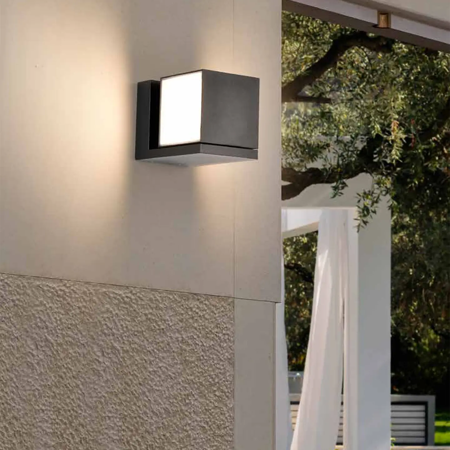 APLIQUE LED DE PAREDE IP54 18W 3000K ANTRACITE 2