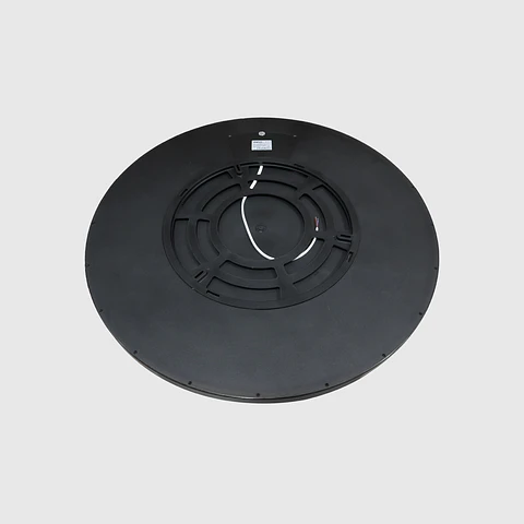 PLAFON LED REDONDO SUPER SLIM PRETO 64W 3CCT DIMÁVEL C/COMANDO