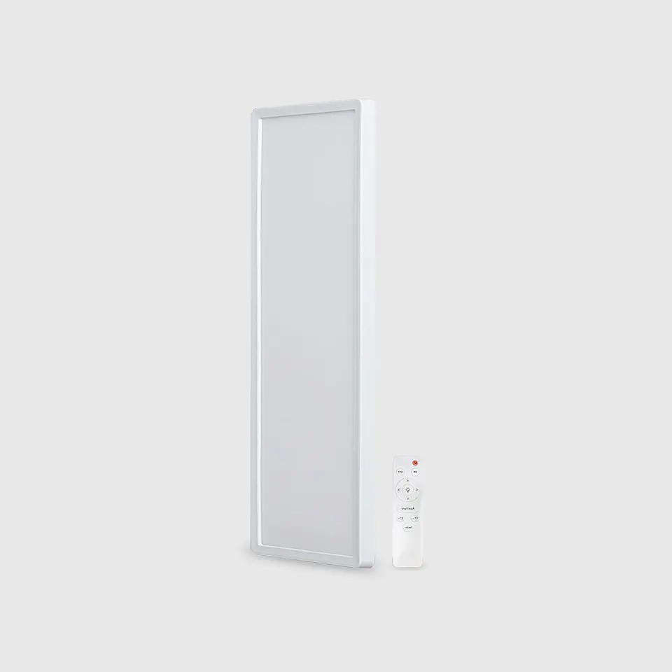 PLAFON LED QUADRADO SUPER SLIM BRANCO 45W 3CCT DIMÁVEL C/COMANDO 1