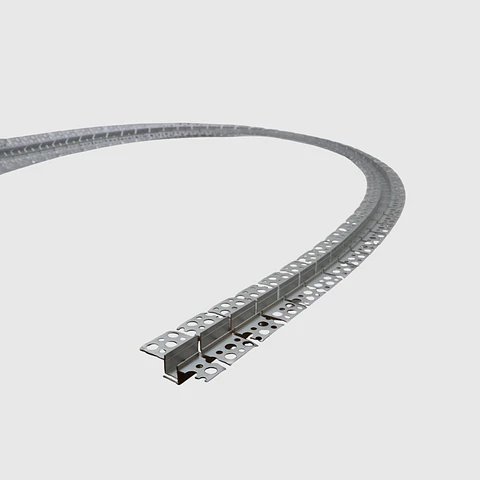 PERFIL FLEXÍVEL DE EMBUTIR EM PLADUR PARA FITA LED