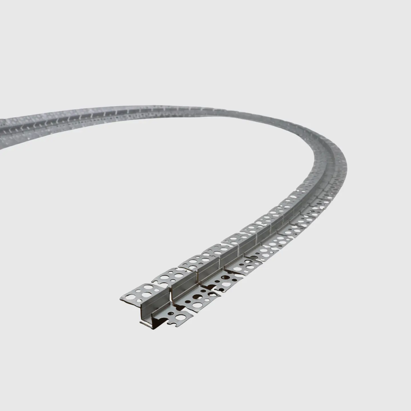 PERFIL FLEXÍVEL DE EMBUTIR EM PLADUR PARA FITA LED 1