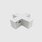 UNIÃO CRUZADA BRANCA 12W 3CCT PARA LIENARES MODULARES 