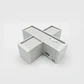 UNIÃO CRUZADA BRANCA 12W 3CCT PARA LIENARES MODULARES 