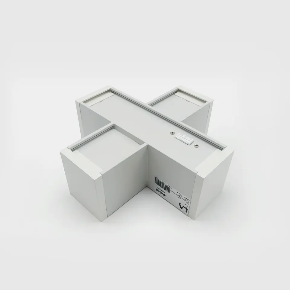 UNIÃO CRUZADA BRANCA 12W 3CCT PARA LIENARES MODULARES 