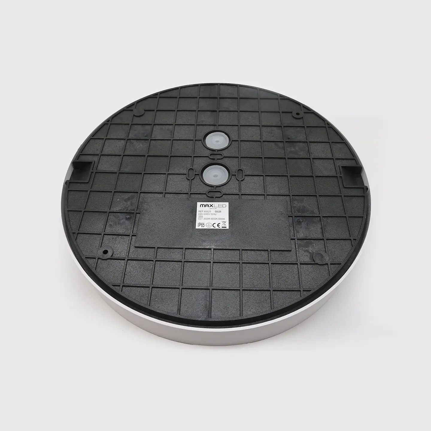 PLAFON LED REDONDO IP65 30W 3CCT BRANCO 1
