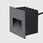 LED APLIQUE QUADRADO ENCASTRAR D690/LF CINZA 3W 3000K - Thumbnail 2