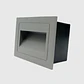LED APLIQUE RETANGULAR ENCASTRAR D697/L CINZA 6W 4000K - Thumbnail 1