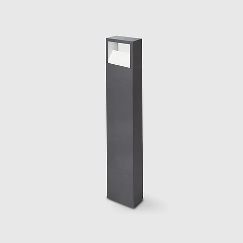 BALIZADOR DE JARDIM ANTRACITE 80CM 9W 3CCT