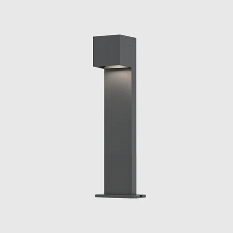 BALIZADOR JARDIM ANTRACITE 50CM 10W 3CCT