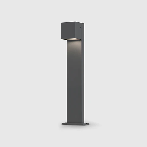 BALIZADOR JARDIM ANTRACITE 80CM 10W 3CCT