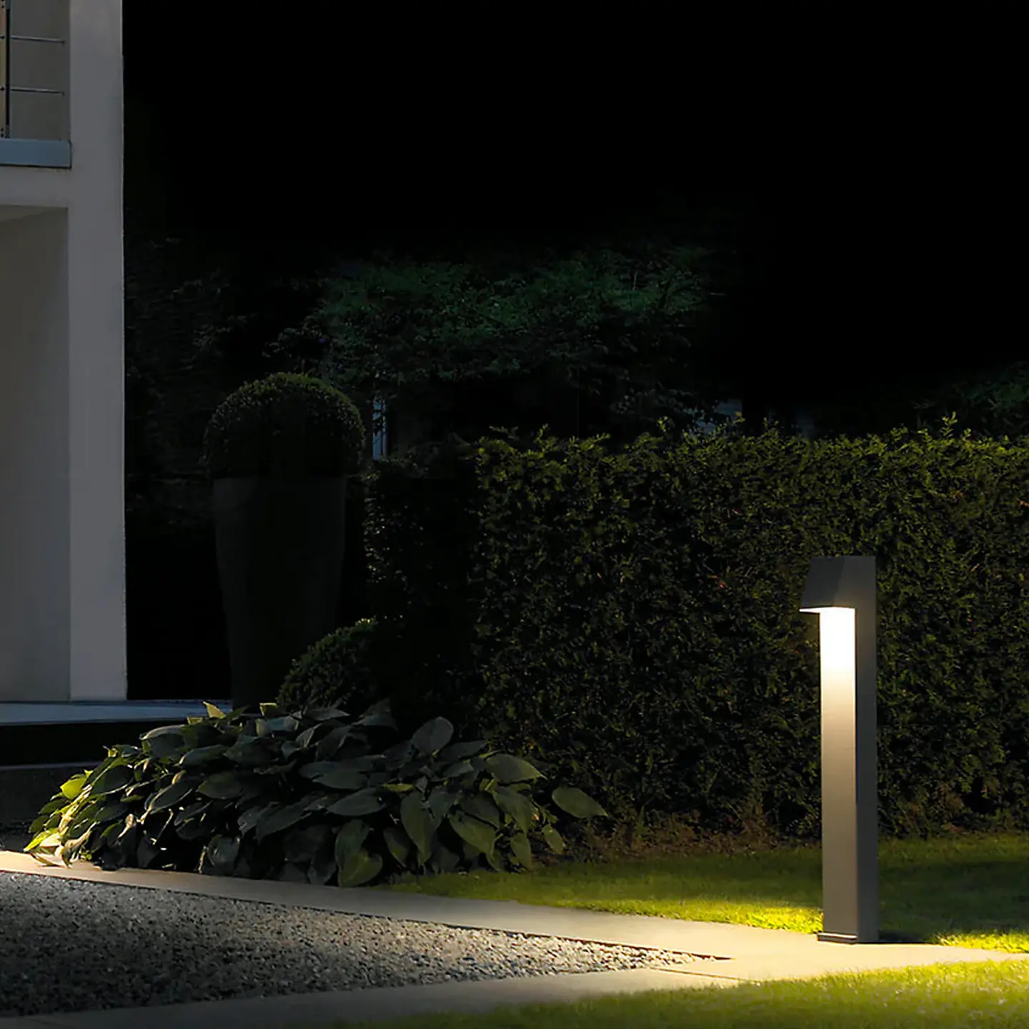 BALIZADOR JARDIM ANTRACITE 80CM 10W 3CCT 2