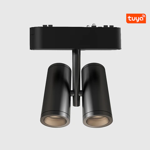 PROJETOR CALHA MAGNÉTICA DUPLO PRETO UT25-PST 14W 3CCT