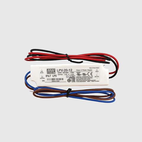 TRANSF. 1.67A IN.90-264Vac OUT.12Vdc IP67 20W