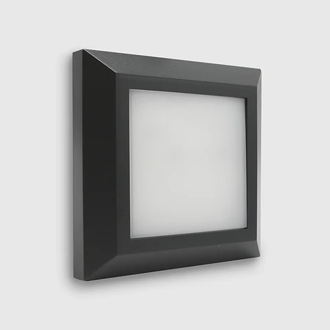 LED APLIQUE MURO DARK GREY 3W 3CCT P1251
