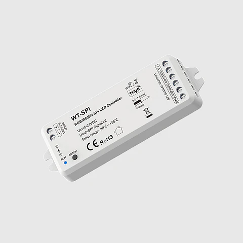CONTROLADOR SPI WIFI TUYA E RF2.4GHZ 5-24V