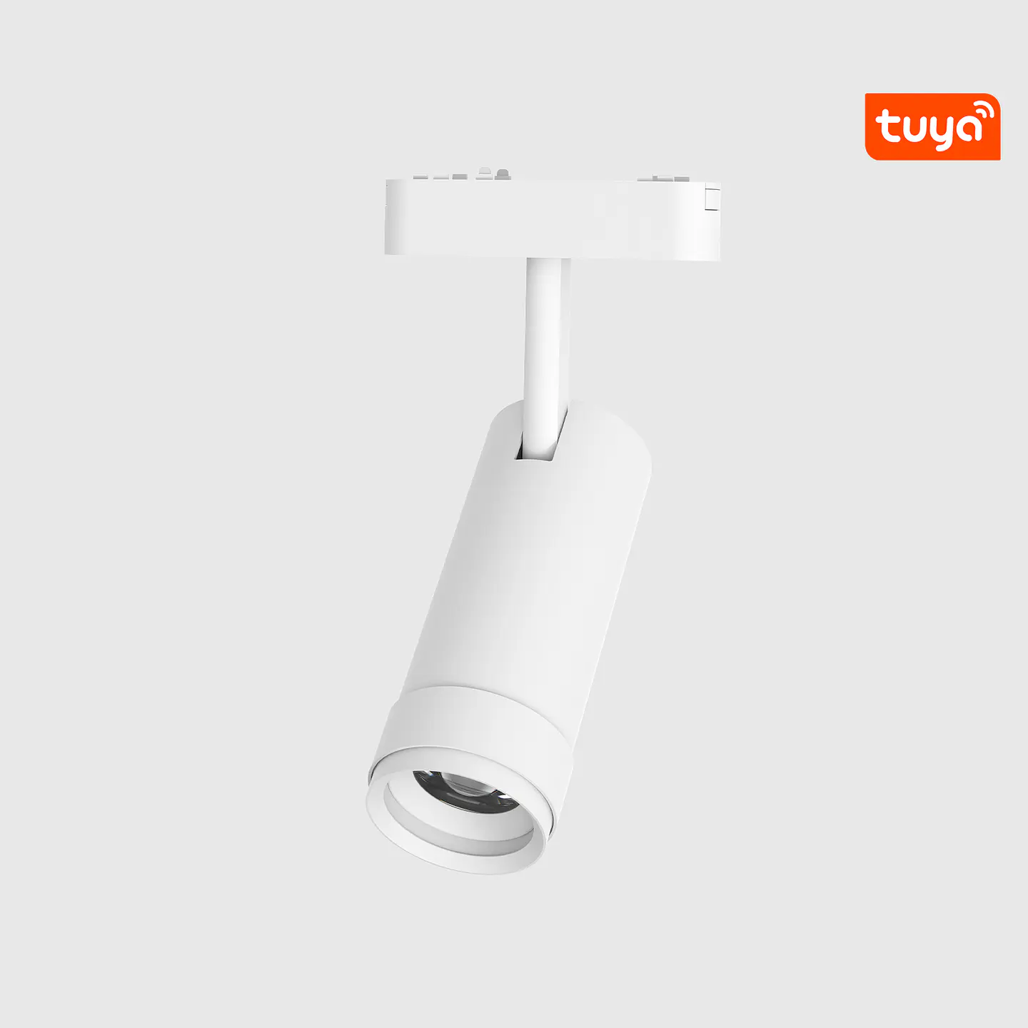 PROJETOR CALHA MAGNÉTICA BRANCO ANGULO AJUSTAVEL 12W 3CCT 1