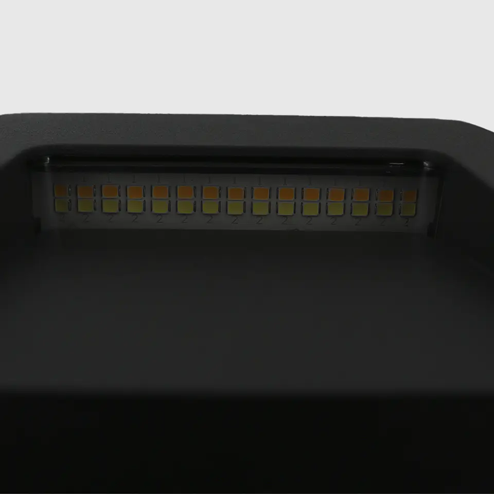 LED APLIQUE MURO DARK GREY 3W 3CCT PC1201 3