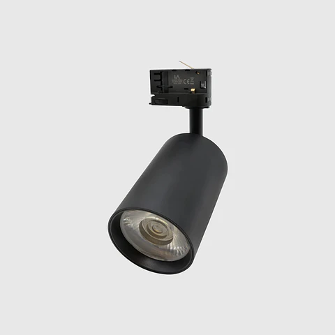 PROJETOR DE CALHA LED ROBIN 3 CIRCUITOS PRETO 30W 3CCT