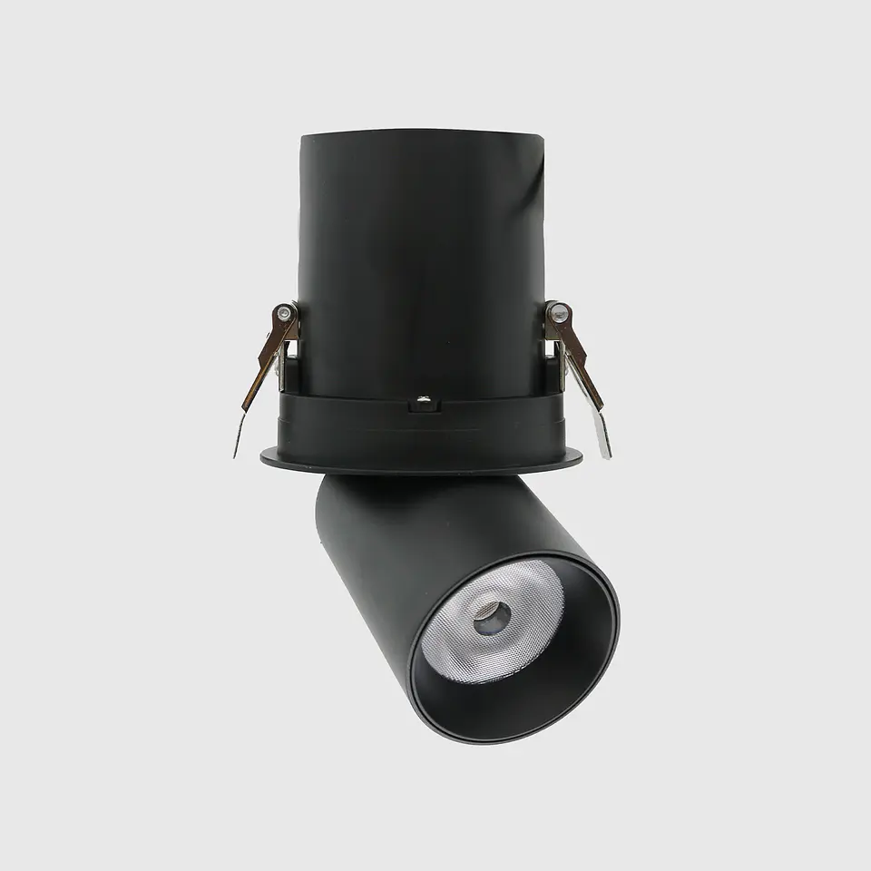 LED DOWNLIGHT 12W 3CCT LS3005R90 PRETO 1