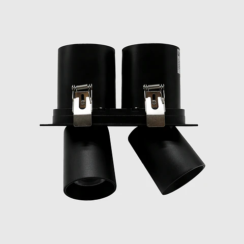 LED DOWNLIGHT 2*12W 3CCT LS3005R90-2 PRETO