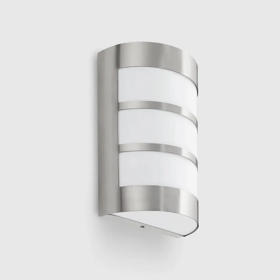 APLIQUE DE PAREDE IP44 B-S-2 1*E27 AÇO INOX 1