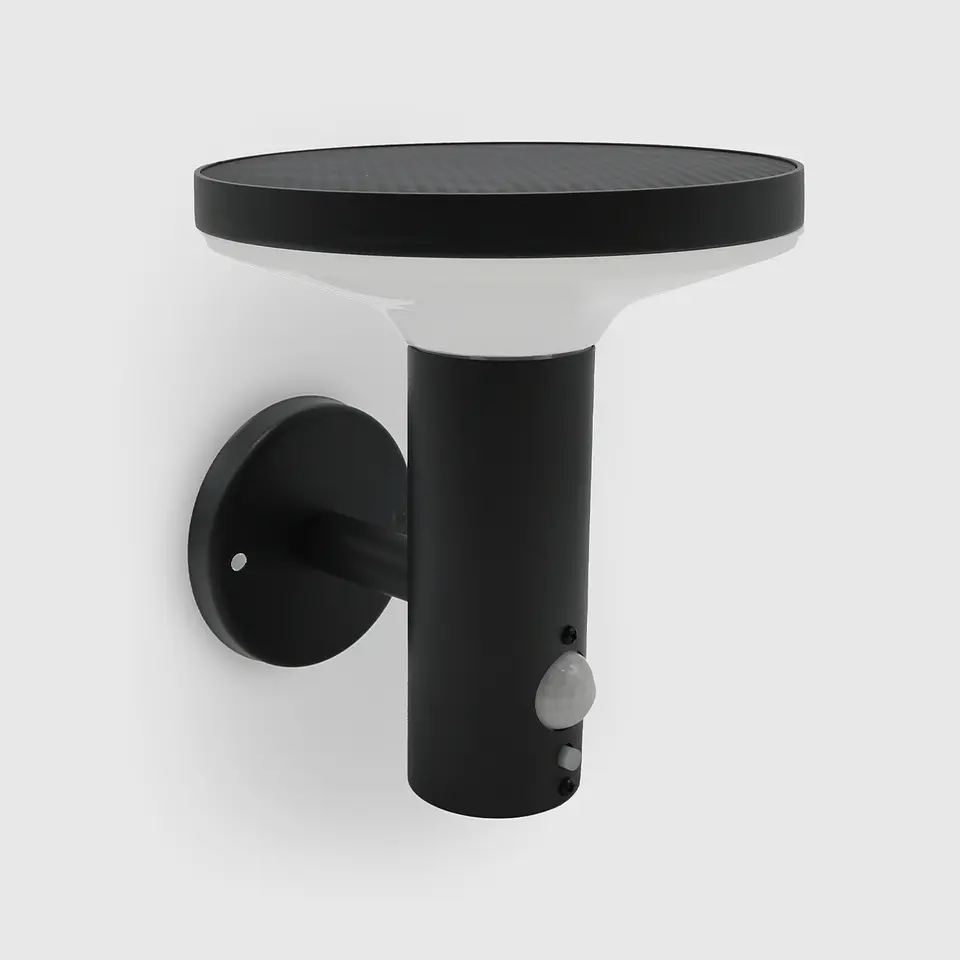 APLIQUE LED PAREDE SOLAR C/SENSOR 4.5W 3000k 1