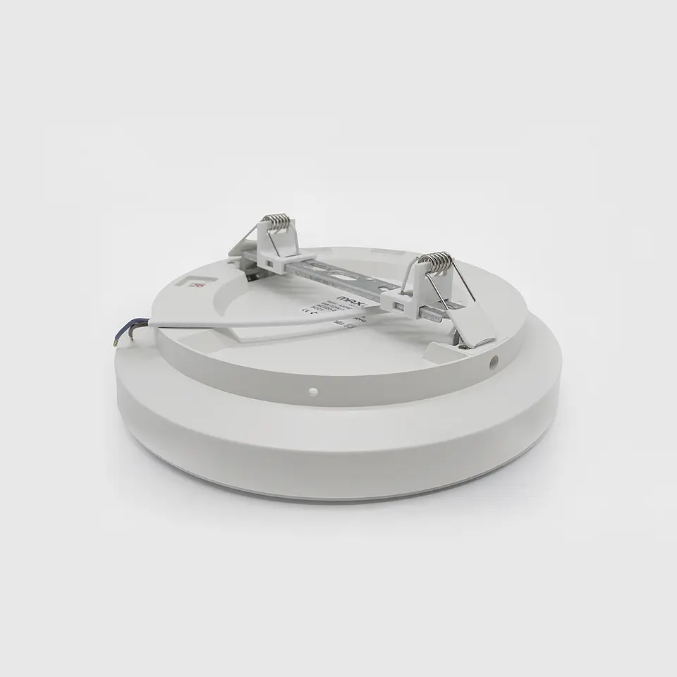 PLAFON LED REDONDO C/SENSOR DE MOVIMENTO FURO E POTÊNCIA  AJUSTÁVEL 6W-12W-18W 5CCT IP44 1