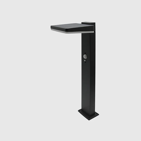 BALIZADOR LED SOLAR C/SENSOR 4.5W 3000k