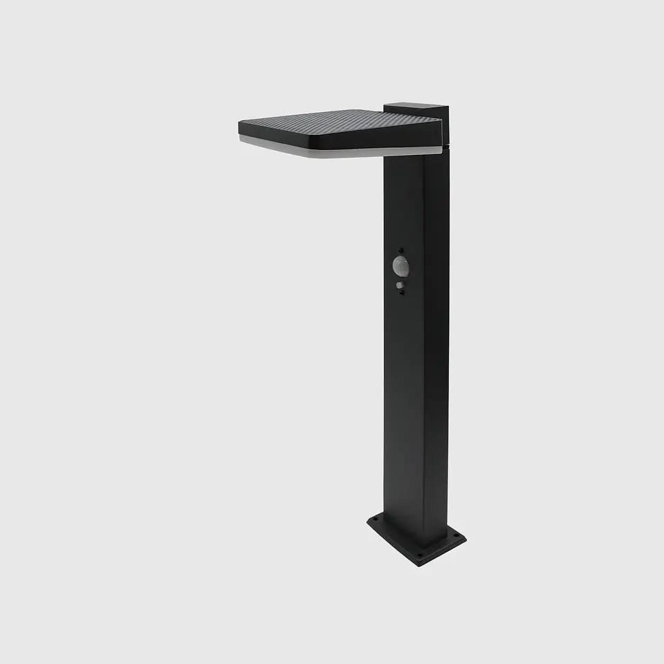 BALIZADOR LED SOLAR C/SENSOR 4.5W 3000k 1