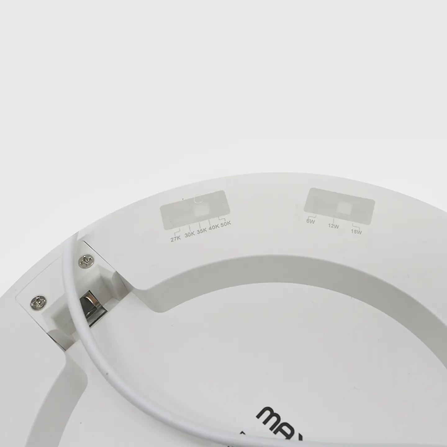 PLAFON LED REDONDO FURO E POTÊNCIA  AJUSTÁVEL 6W-12W-18W 5CCT IP44 2