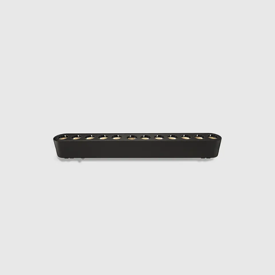 PROJETOR LINEAR PRETO CALHA MAGNÉTICA 12W 4000K DE 36° 40V 1