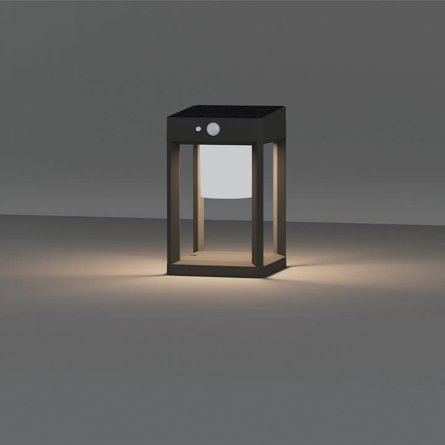 APLIQUE LED SOLAR C/SENSOR RETANGULAR 4.5W 3000k 3