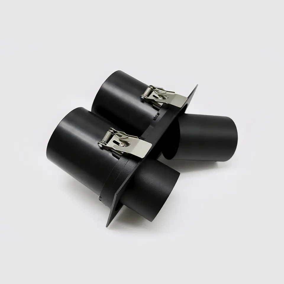 LED DOWNLIGHT 2*12W 3CCT LS3005R90-2 PRETO 3