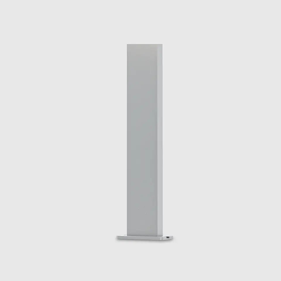POSTE DE ALUMINIO 80CM BRANCO PARA APLIQUE CUBO LED SOLAR 1