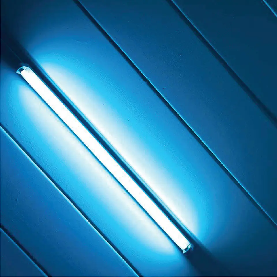 ARMADURA PARA TUBO LED T8 60CM - LIGAÇÃO 1 LADO 2
