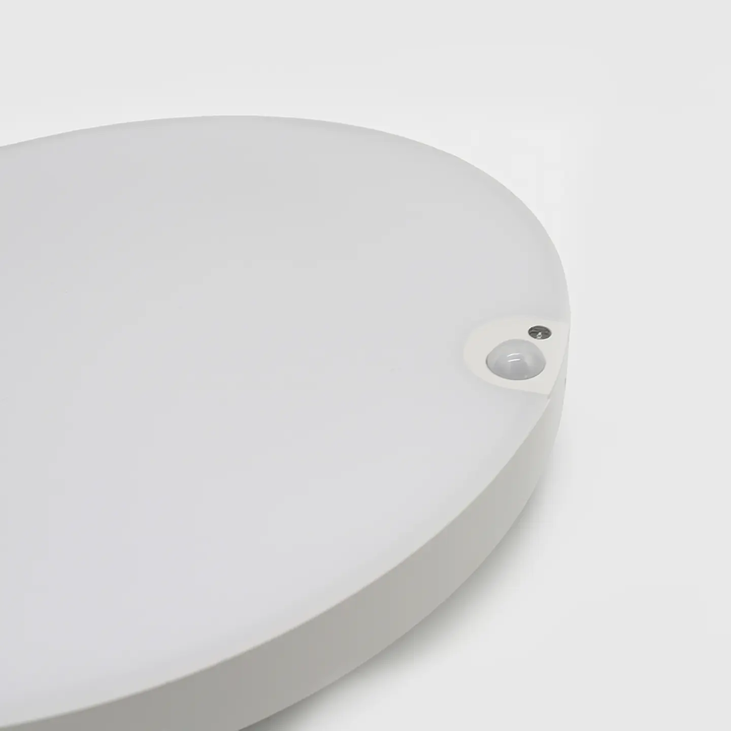 PLAFON LED REDONDO C/SENSOR DE MOVIMENTO FURO E POTÊNCIA  AJUSTÁVEL 6W-12W-18W 5CCT IP44 5