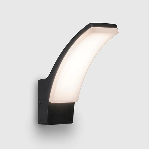 APLIQUE LED PAREDE PRETO 12W 3CCT