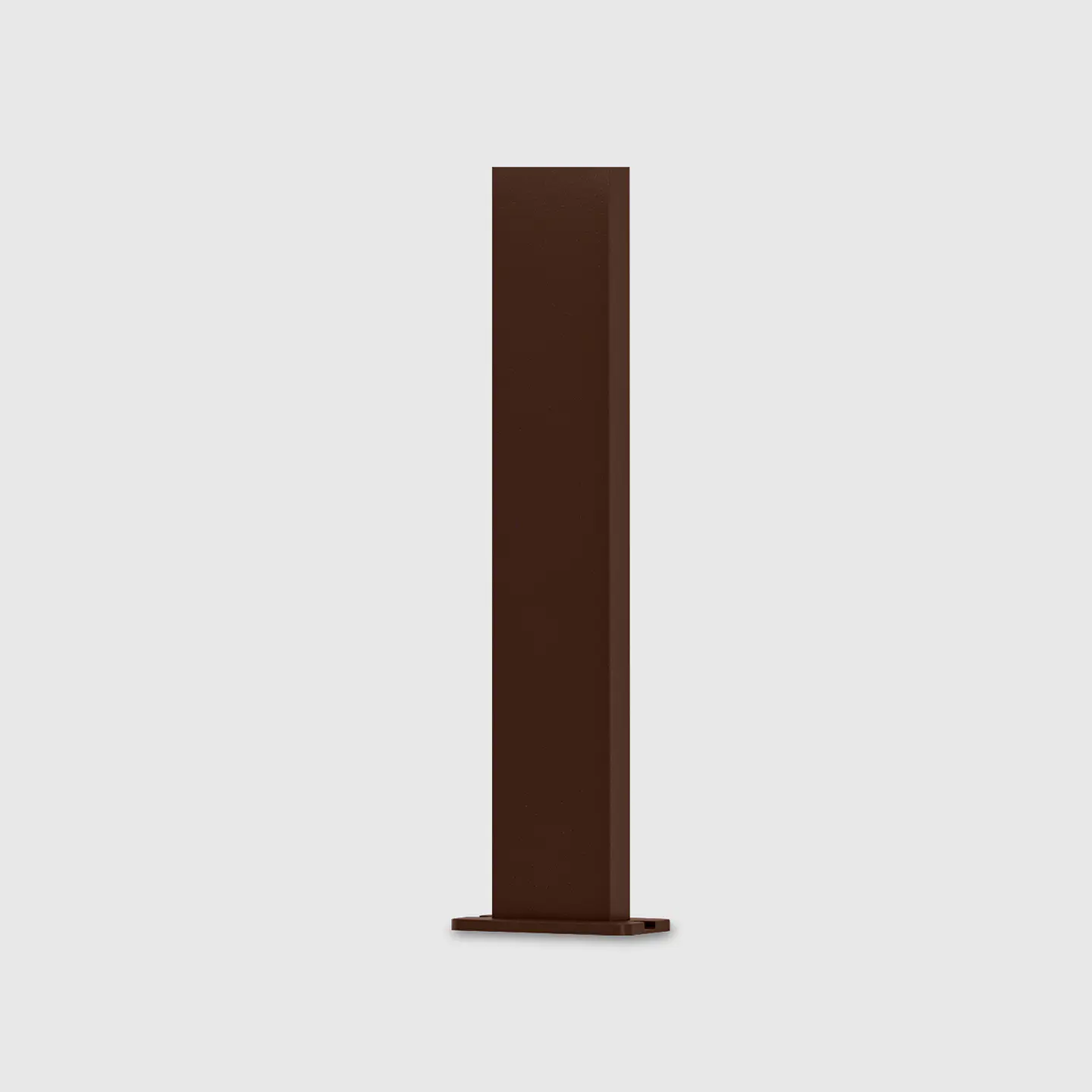 POSTE DE ALUMINIO 80CM CORTEN PARA APLIQUE CUBO LED SOLAR 1