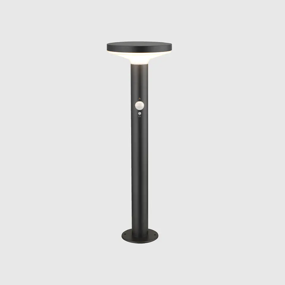 BALIZADOR LED SOLAR C/SENSOR 4.5W 3000k 2