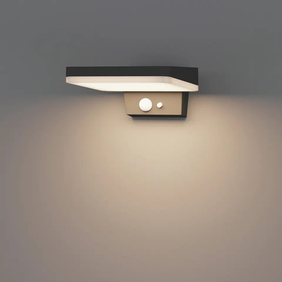 APLIQUE LED SOLAR C/SENSOR 4.5W 3000k 2