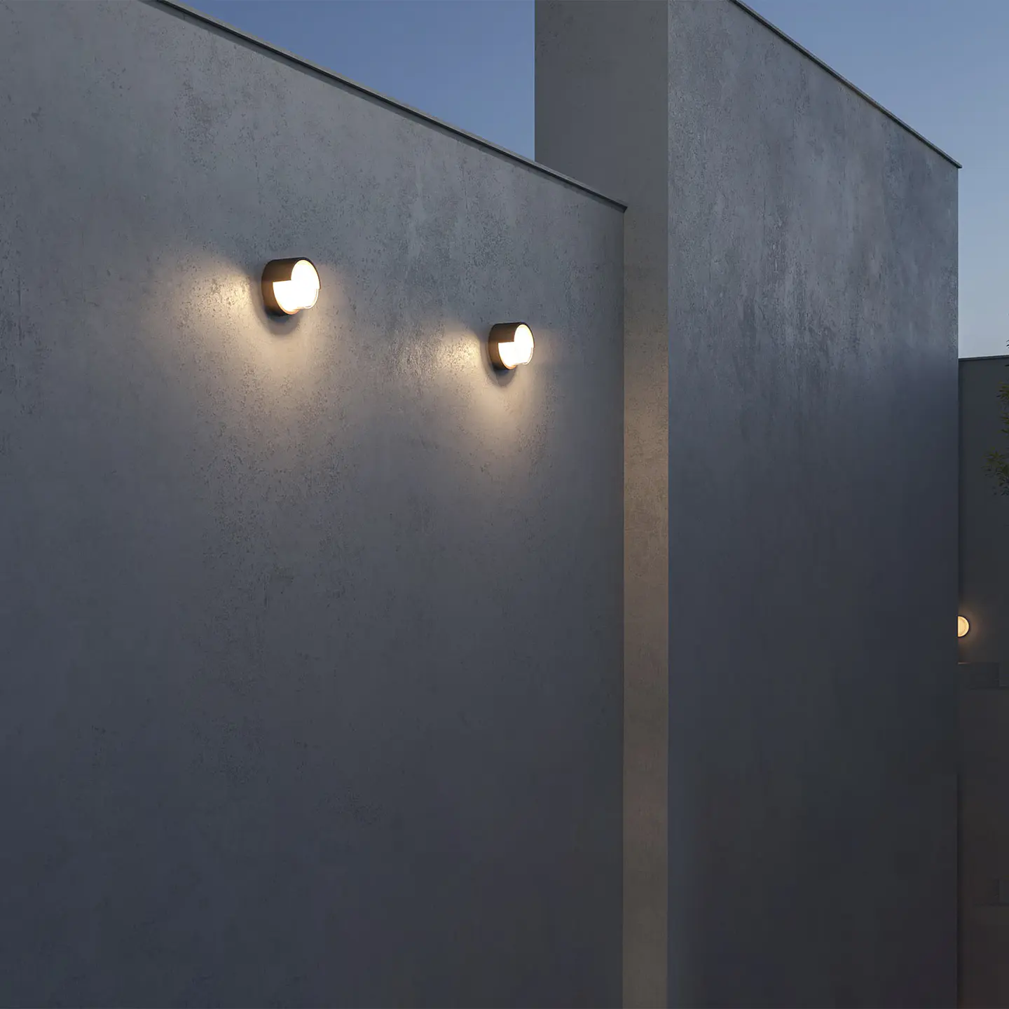 APLIQUE LED DE PAREDE REDONDO ANTRANCITE 10W 3CCT 3