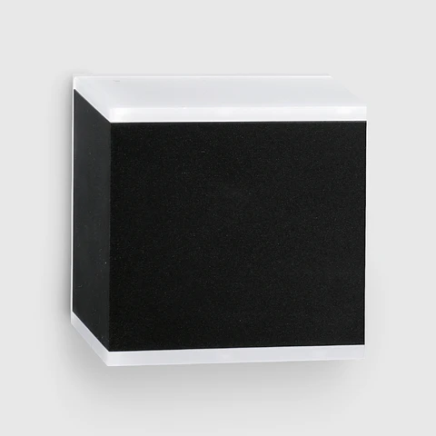 APLIQUE LED PAREDE PRETO 5W 3000K