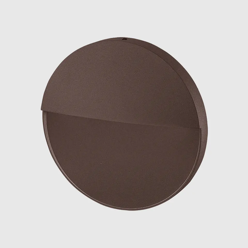 APLIQUE LED PAREDE REDONDO CORTEN 6.5W 3CCT 1