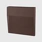 APLIQUE LED PAREDE QUADRADO CORTEN 6.5W 3CCT - Thumbnail 1