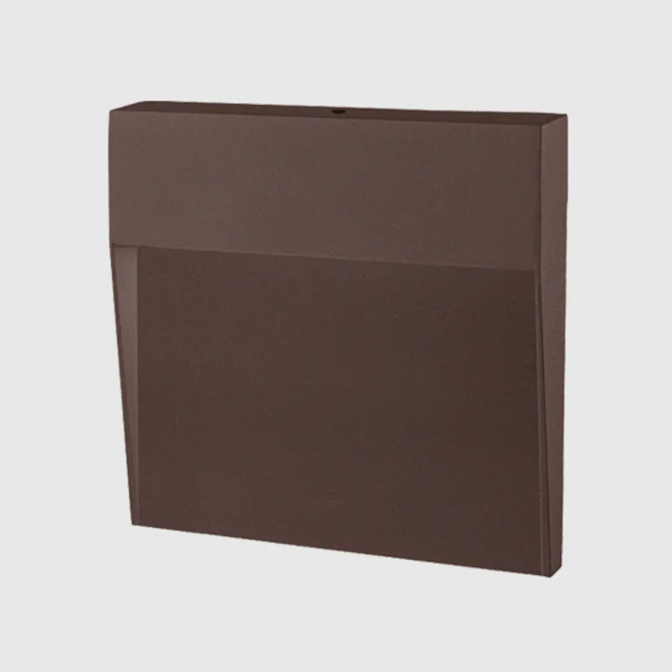 APLIQUE LED PAREDE QUADRADO CORTEN 6.5W 3CCT 1