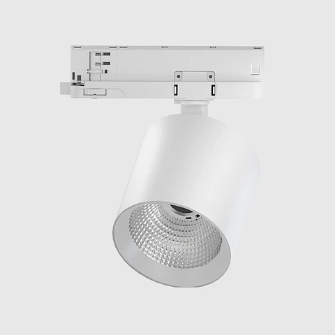 PROJETOR DE CALHA LED RILUX 3 CIRCUITOS BRANCO 30W 3CCT