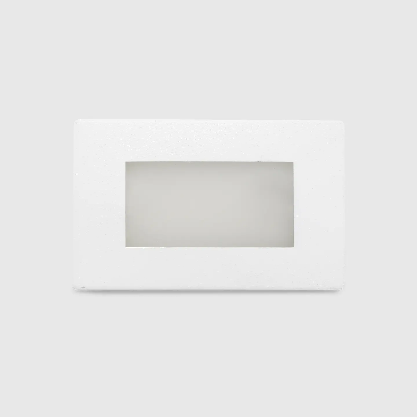 APLIQUE PAREDE DE EMBUTIR RETANGULAR BRANCO 3W 3CCT 1